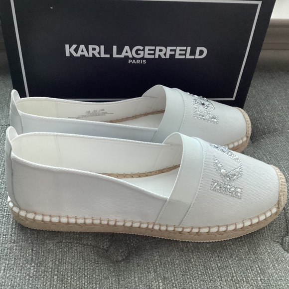 KARL LAGERFELD PARIS Manika Espadrille Loafer (Women), size 10M - Picture 4 of 15